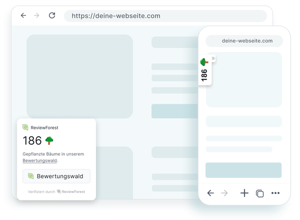 Das Baumzähler-Widget