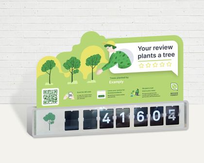 Tree Counter Sign